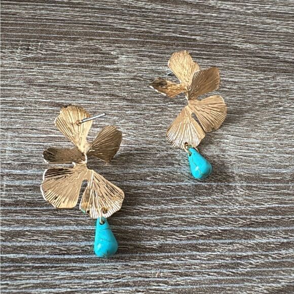 Bohemian earrings A616 - Picture 3 of 4